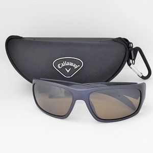 Callaway Polarized "Comanche" Golf Sunglasses Blue Frame & Brown Lenses